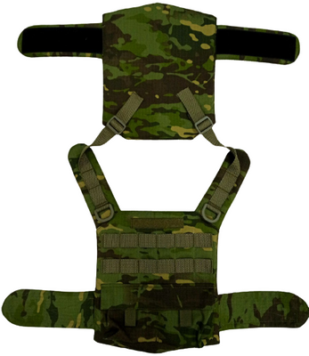Бронежилетт ігровий Army камуфляж Мультикам Тропік з карманами 22-506 фото